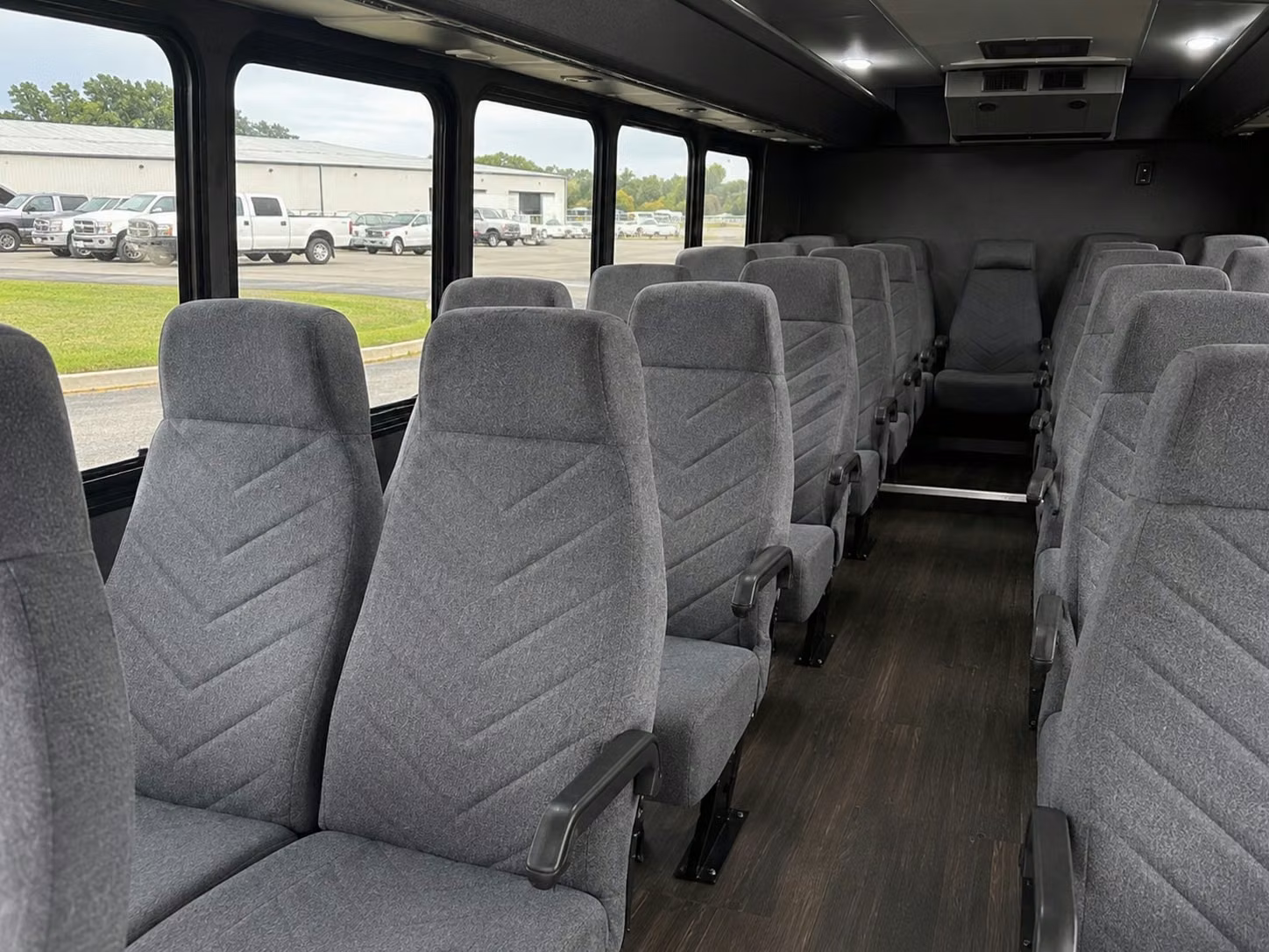 18 passenger minibus interior