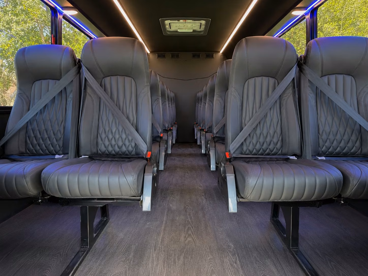 20 passenger minibus interior