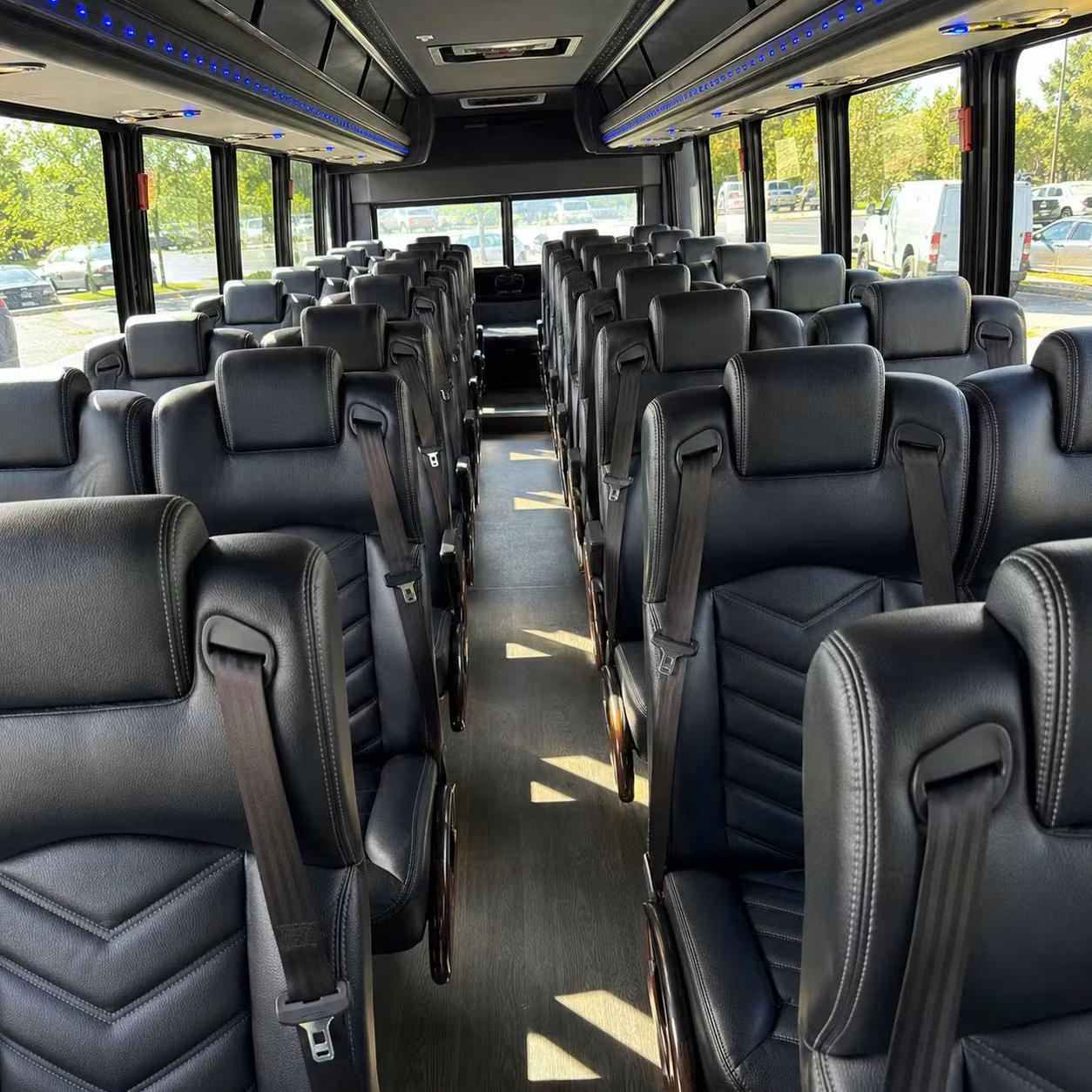 25 passenger minibus inside