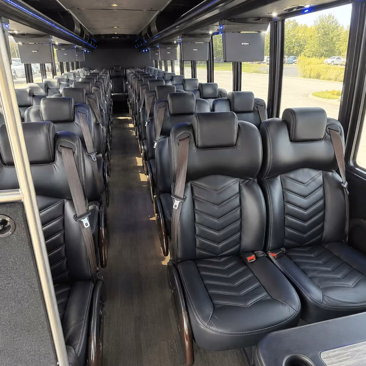 25 passenger minibus interior