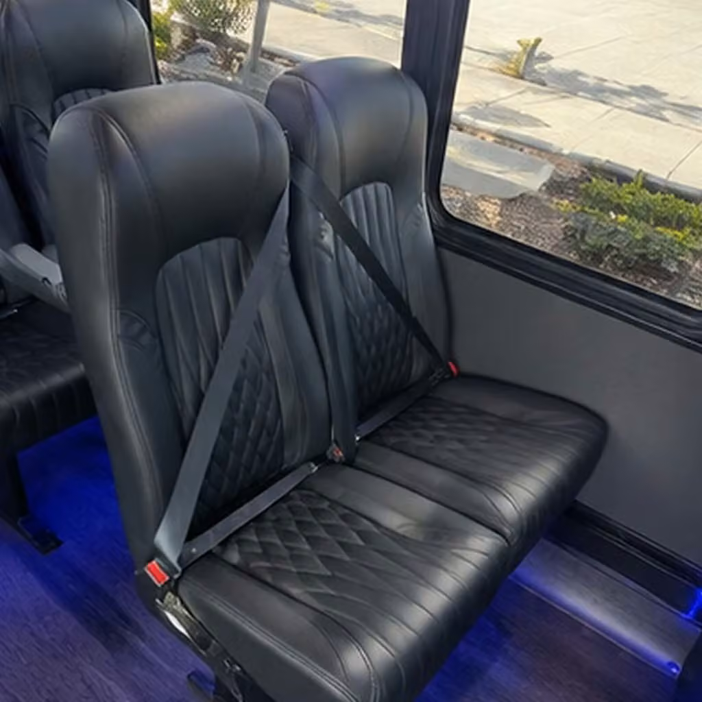 35 passenger minibus inside