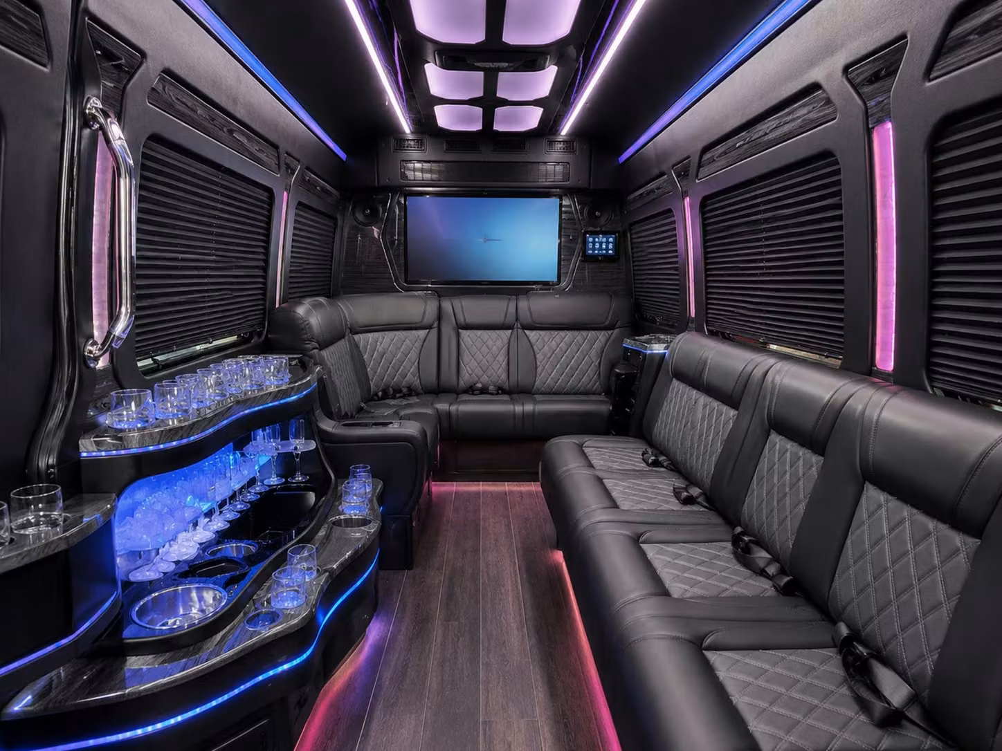 rehearsal dinner and multi day wedding weekend transportation in fullerton