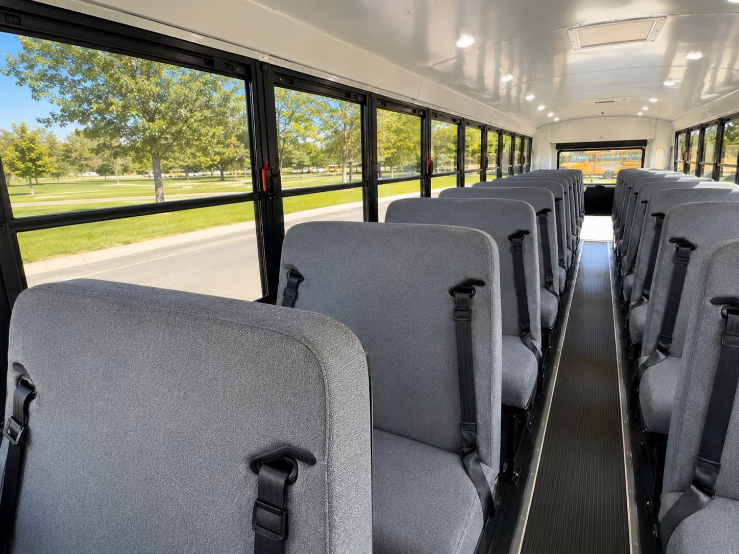 school bus interior