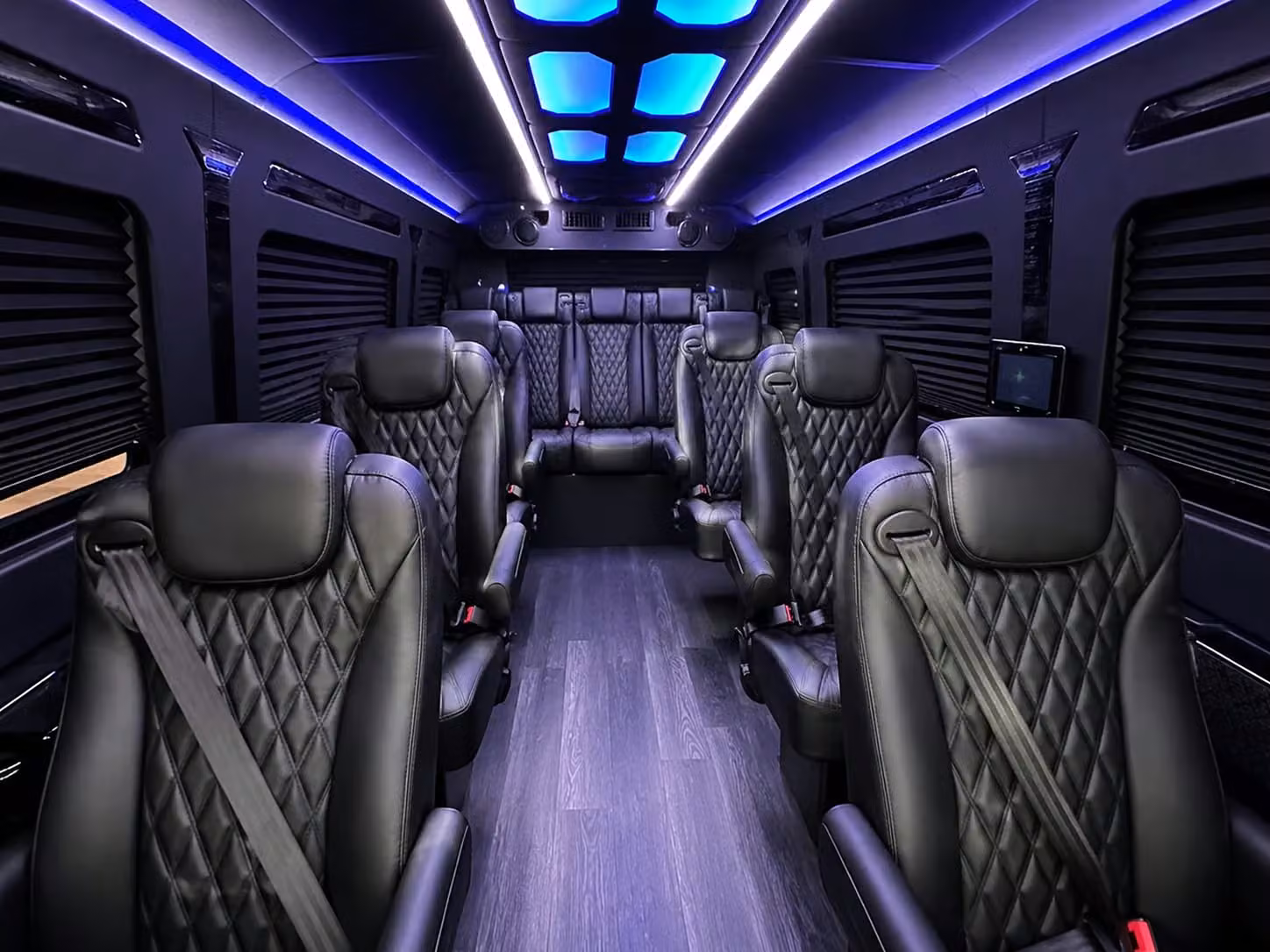 sprinter van with driver interior